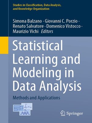 cover image of Statistical Learning and Modeling in Data Analysis